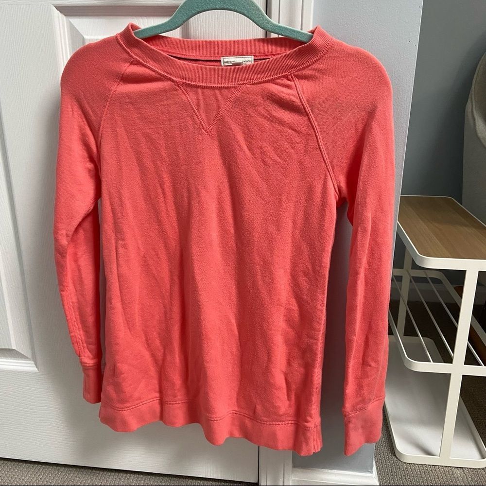 GAP Coral Maternity Sweatshirt